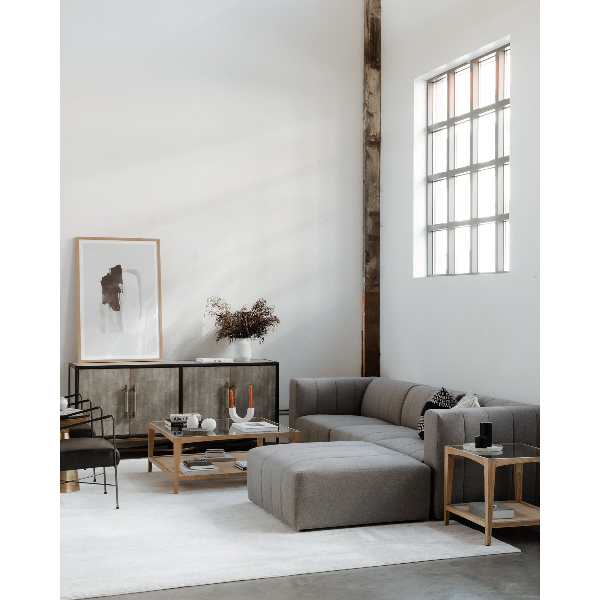 Harrington Natural Coffee Table - Ornate Home