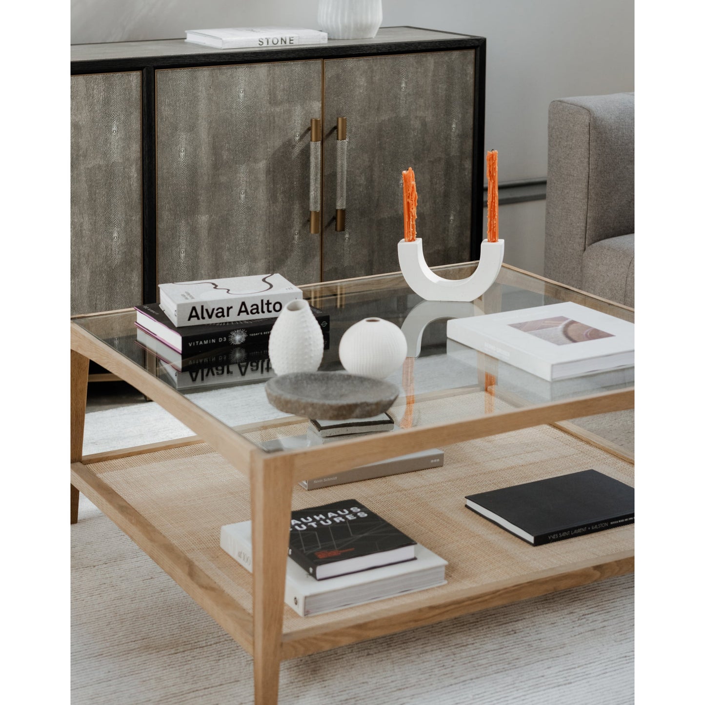 Harrington Natural Coffee Table - Ornate Home