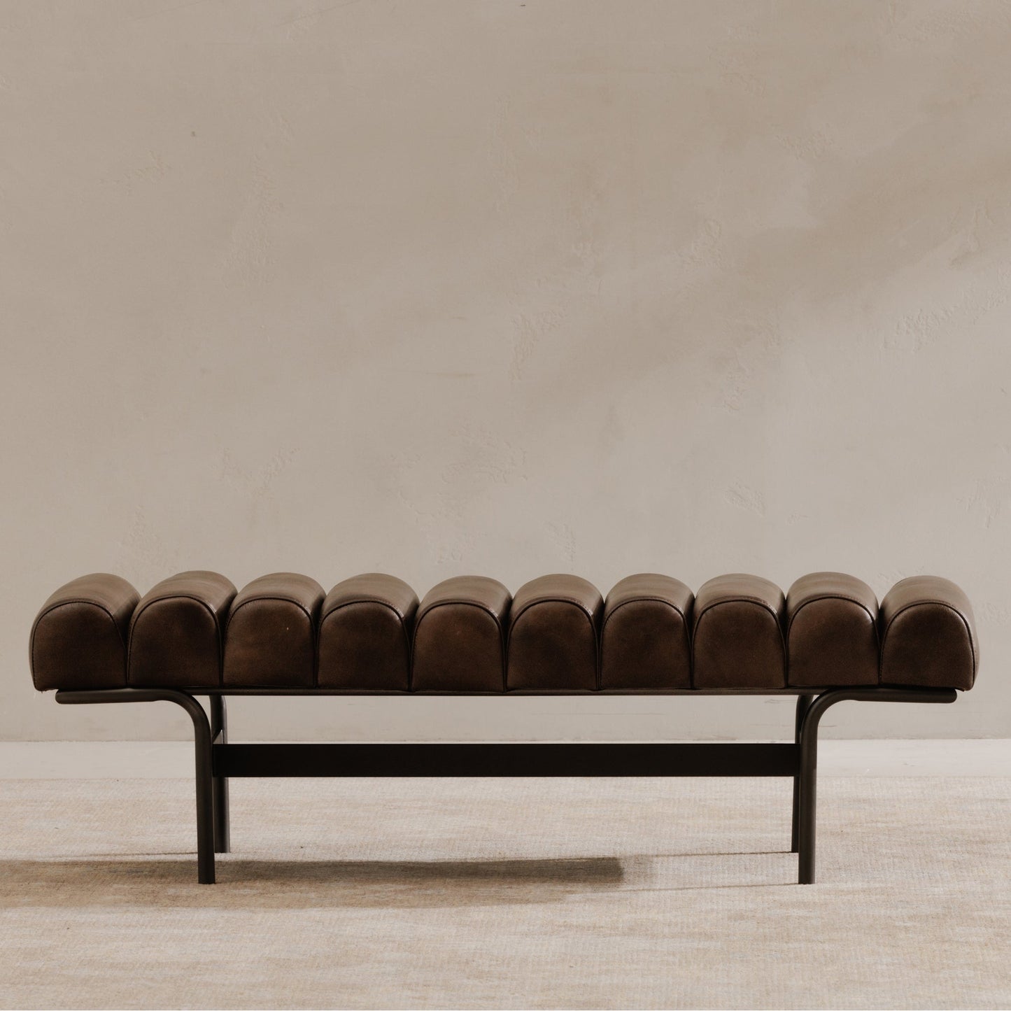 Harrison Dark Brown Bench - Ornate Home
