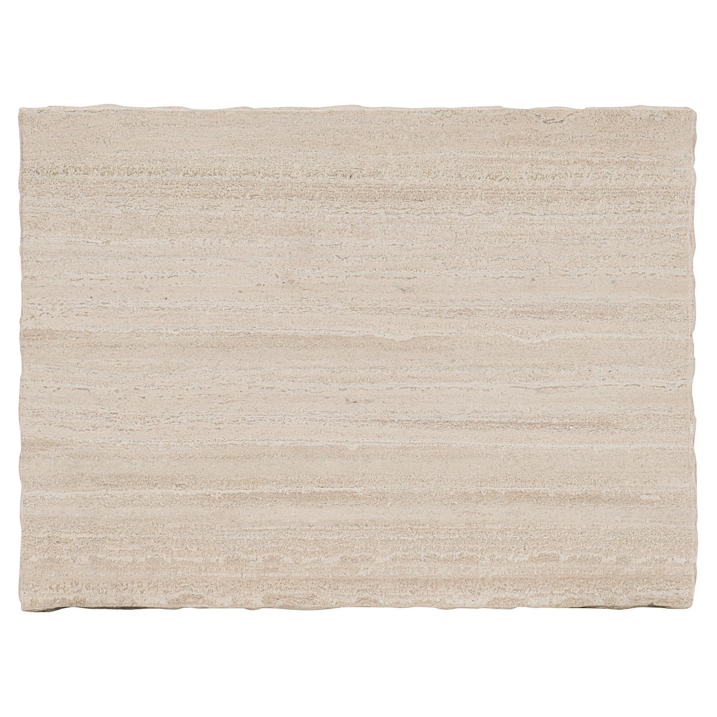 Hathaway White Travertine/Oil-Rubbed Bronze Cocktail Table - Ornate Home