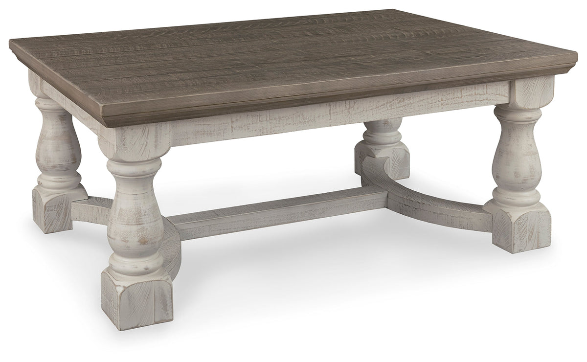Havalance Gray/White Coffee Table and 2 End Tables - Ornate Home