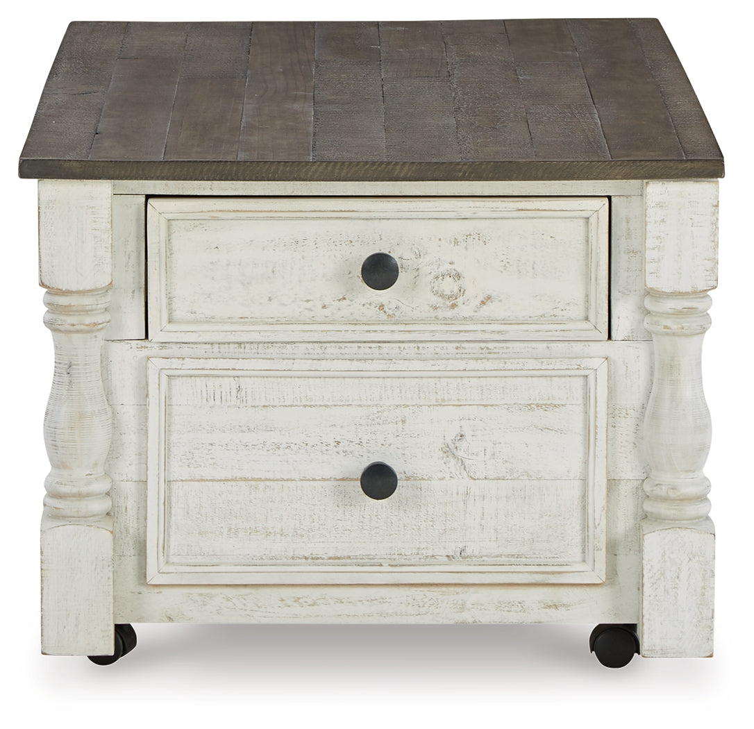 Havalance White/Gray Lift Top Coffee Table and 2 End Tables - Ornate Home