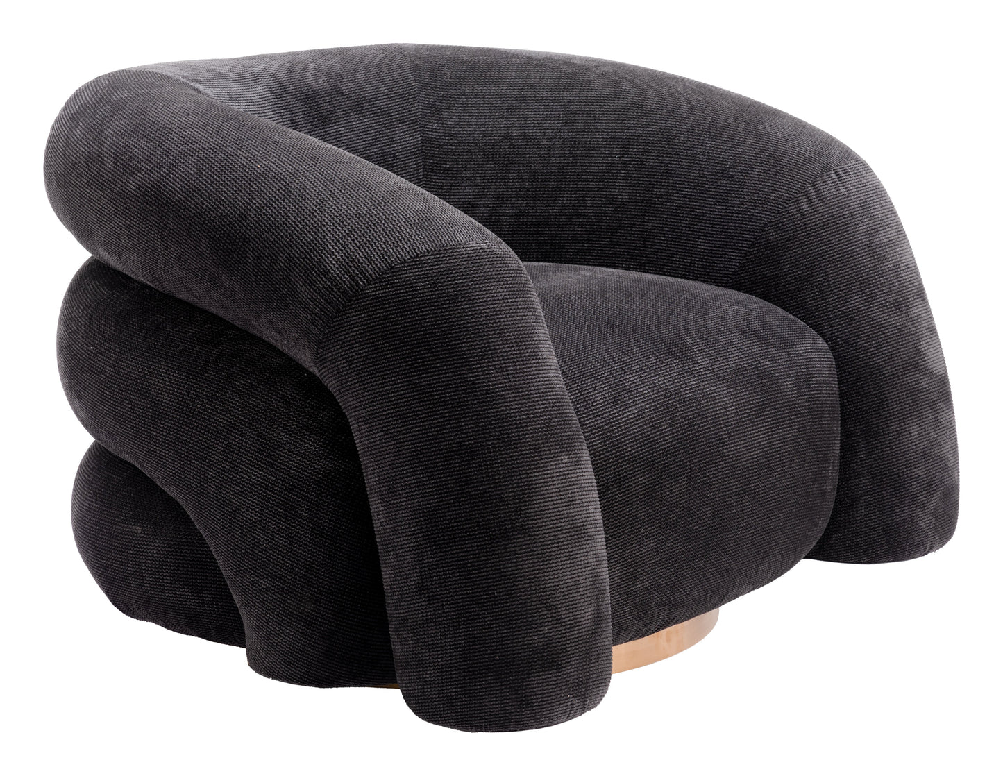 Havn Black Accent Chair - Ornate Home