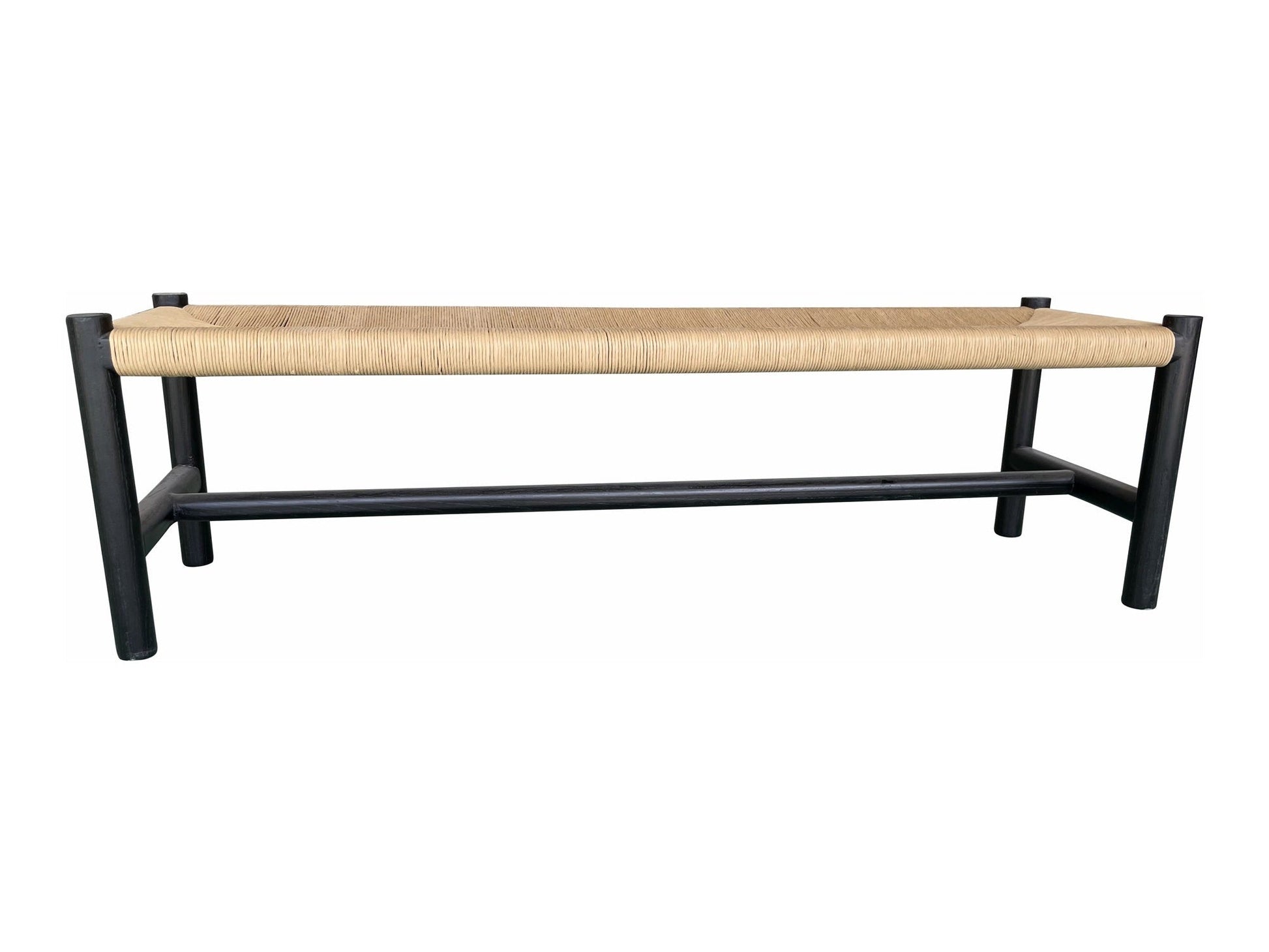 Hawthorn Black Large Bench - Ornate Home
