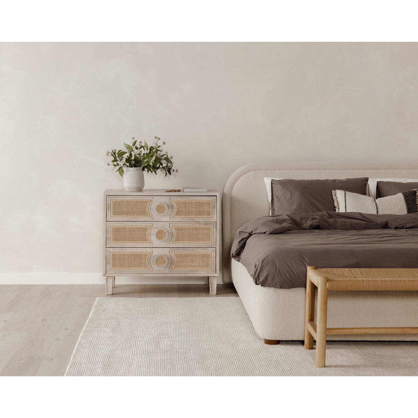 Hawthorn Natural Large Bench - Ornate Home