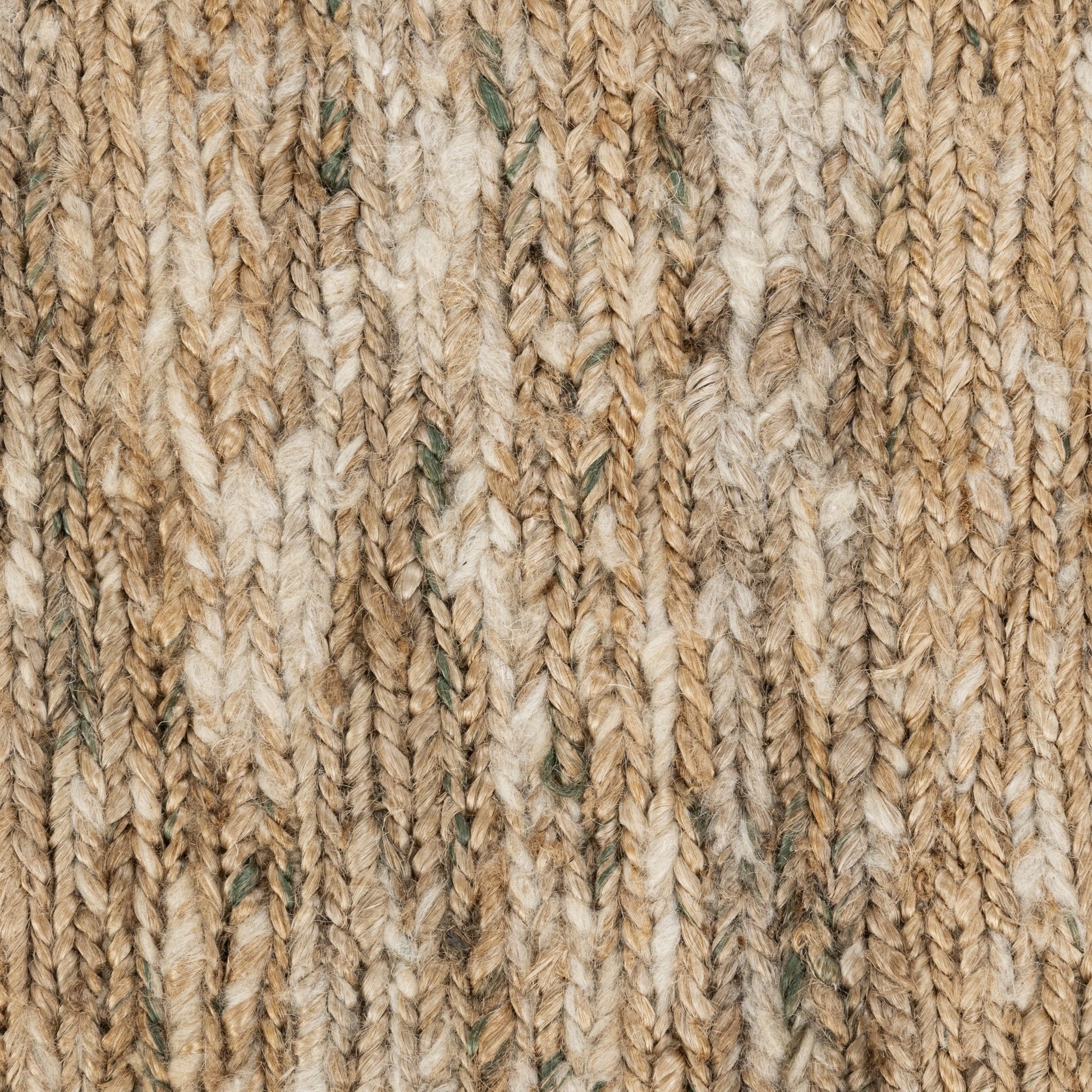 Hayward Soumak Jute Natural/Green Rug - Ornate Home
