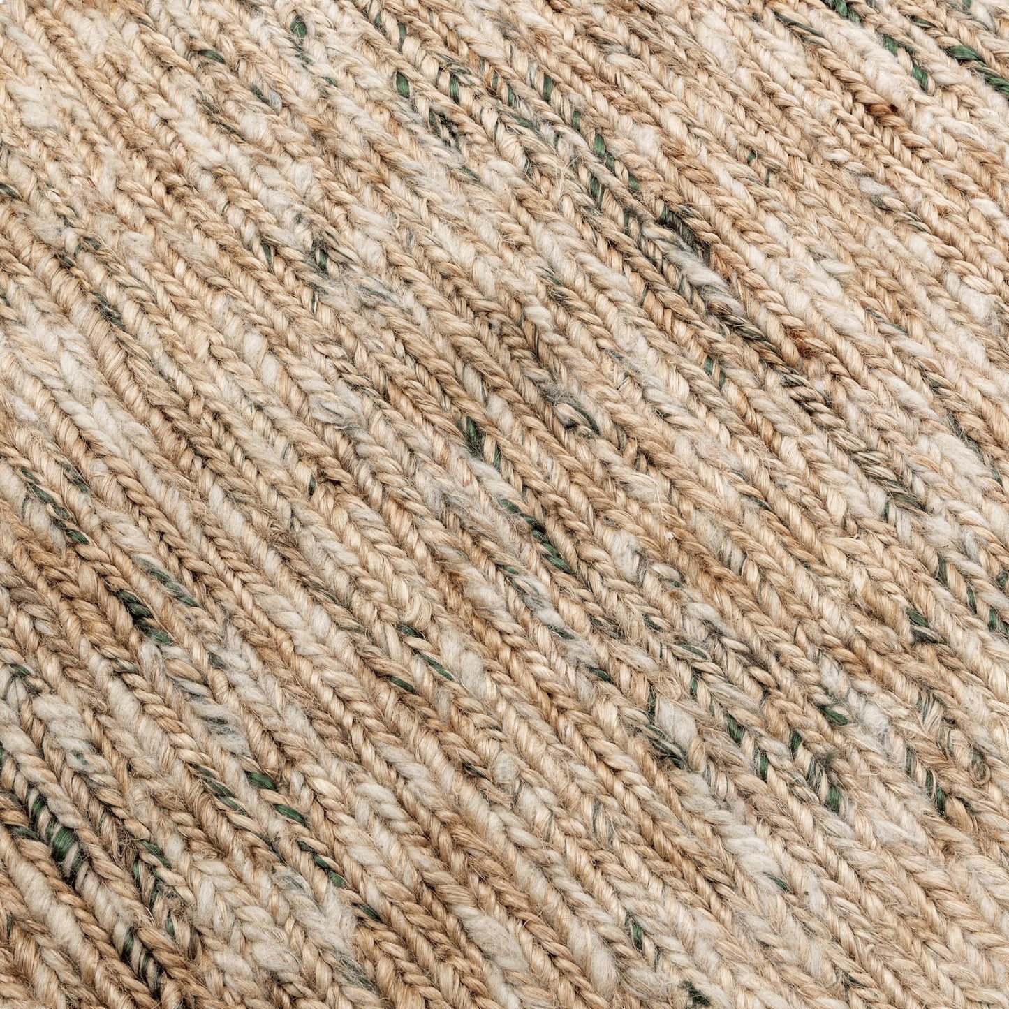 Hayward Soumak Jute Natural/Green Rug - Ornate Home