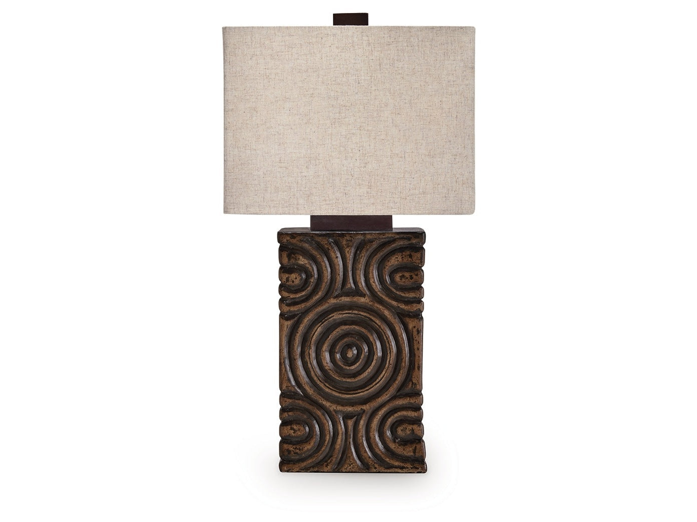Heathbury Antique Brown Paper Table Lamp (1/CN)- Viva Furn