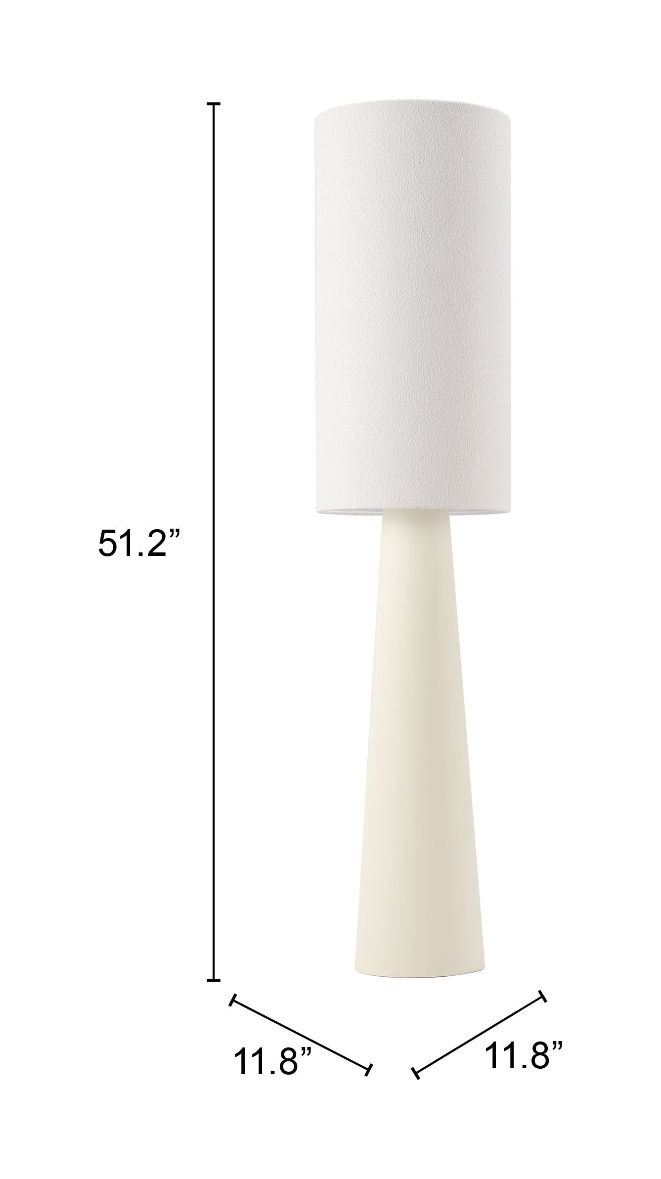 Heaven White Floor Lamp - Ornate Home