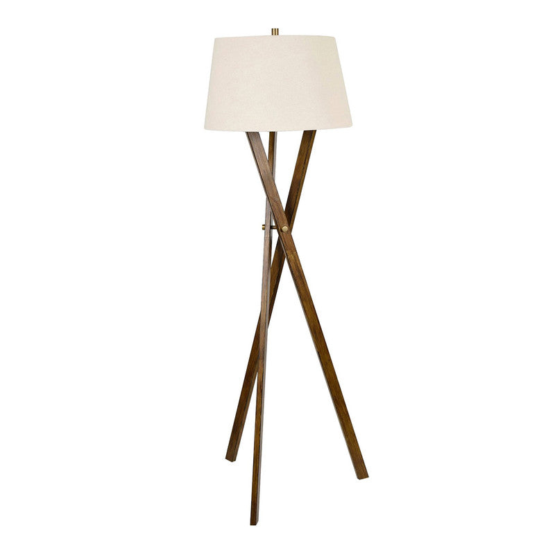 Hendrix Brass Floor Lamp - Ornate Home