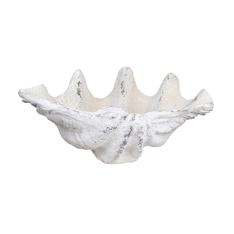 Henley White Resin Shell Sculpture - Ornate Home