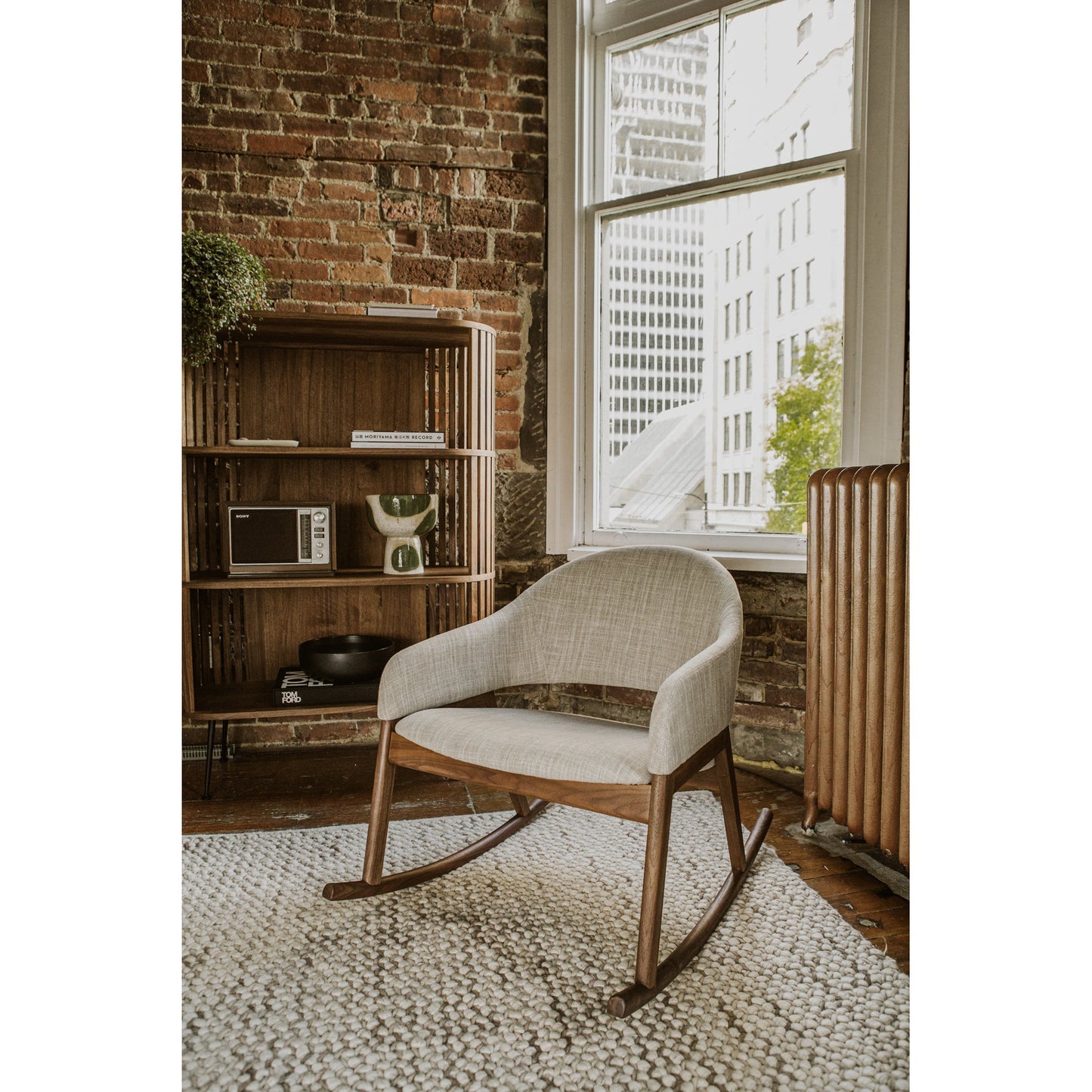 Henrich Light Brown Bookshelf - Ornate Home