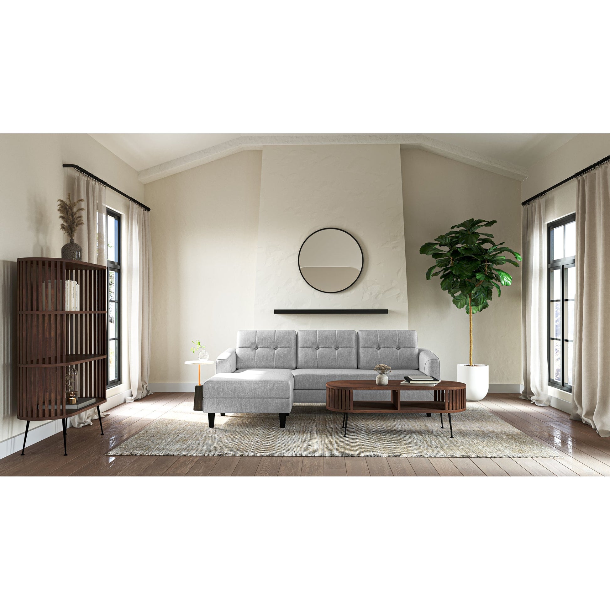 Henrich Light Brown Bookshelf - Ornate Home