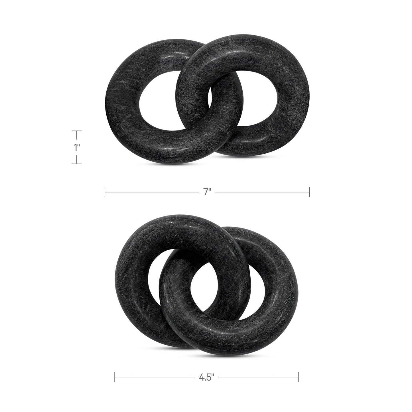 Hera Black Marble Tabletop Decor - Ornate Home