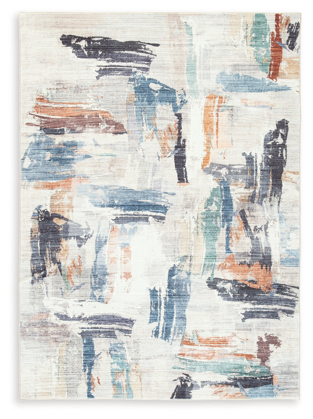 Hessland Multi 8' x 10' Washable Rug- Viva Furn