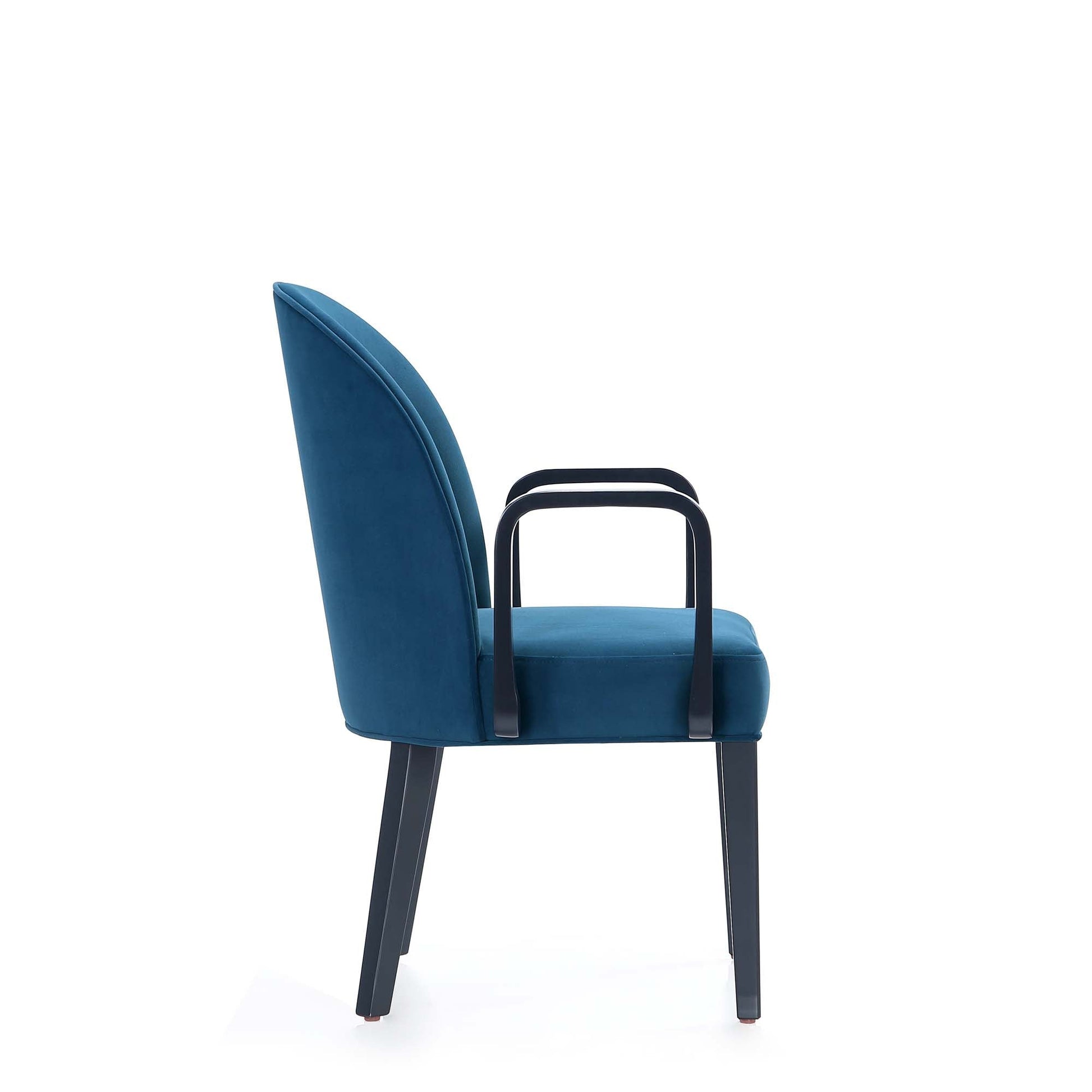 Hillman Dining Arm Chair in Blue - Ornate Home