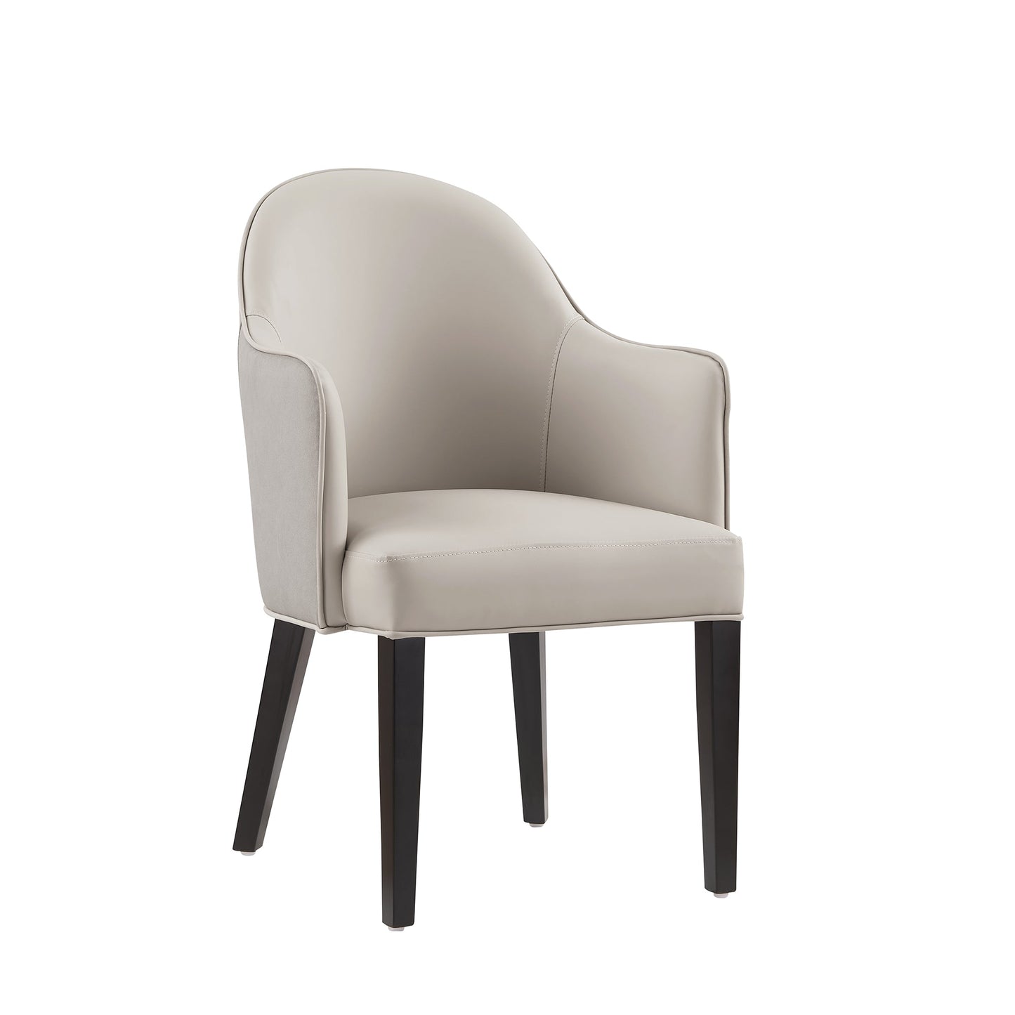 Hillman Dining Armchair in Light Grey (set of 2) - Ornate Home