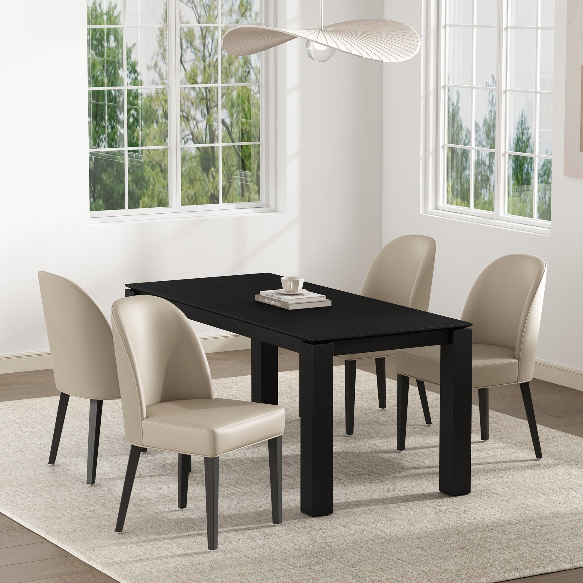 Hillman Dining Chair in Sand (set of 4) - Ornate Home