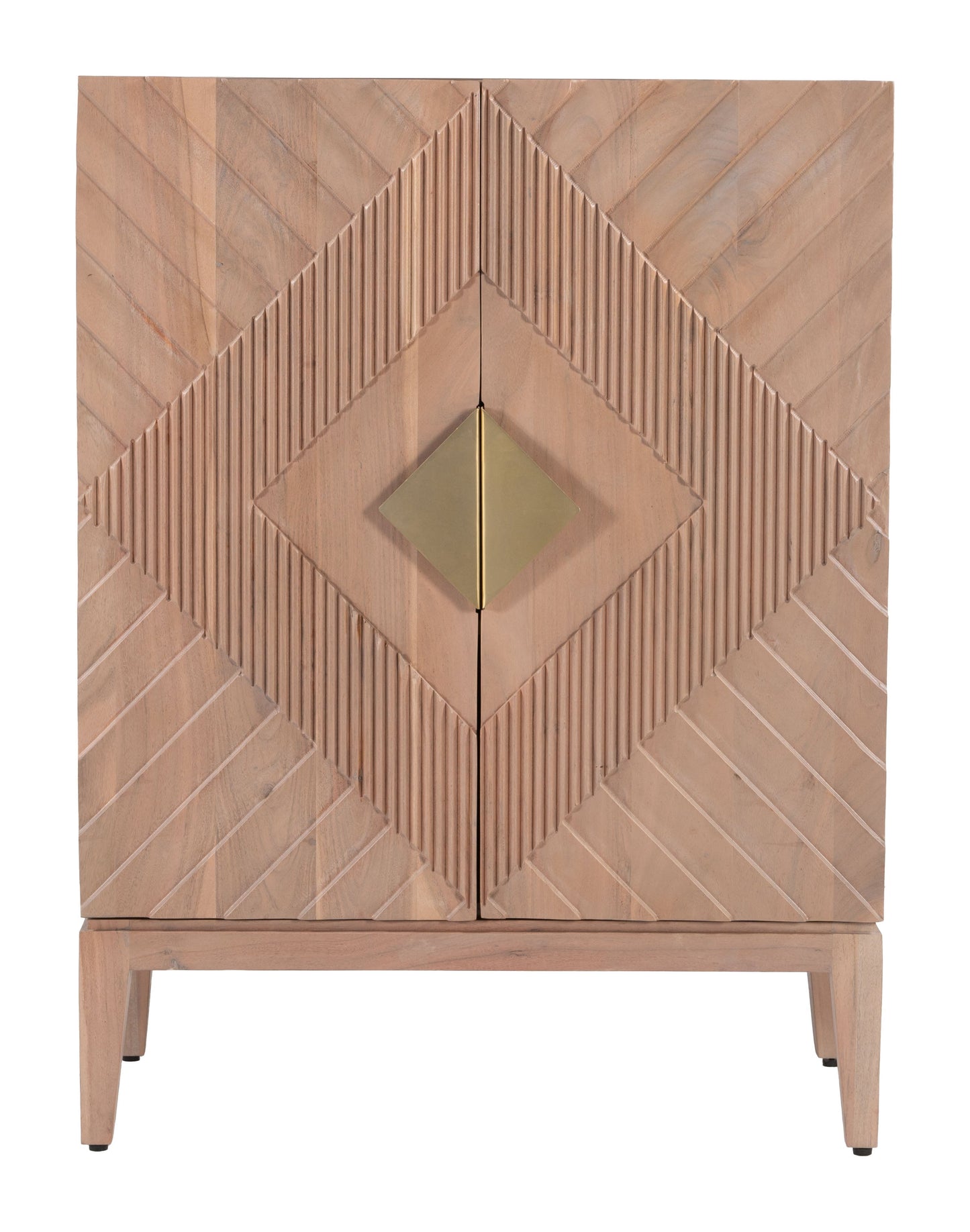 Hira Natural Cabinet - Ornate Home