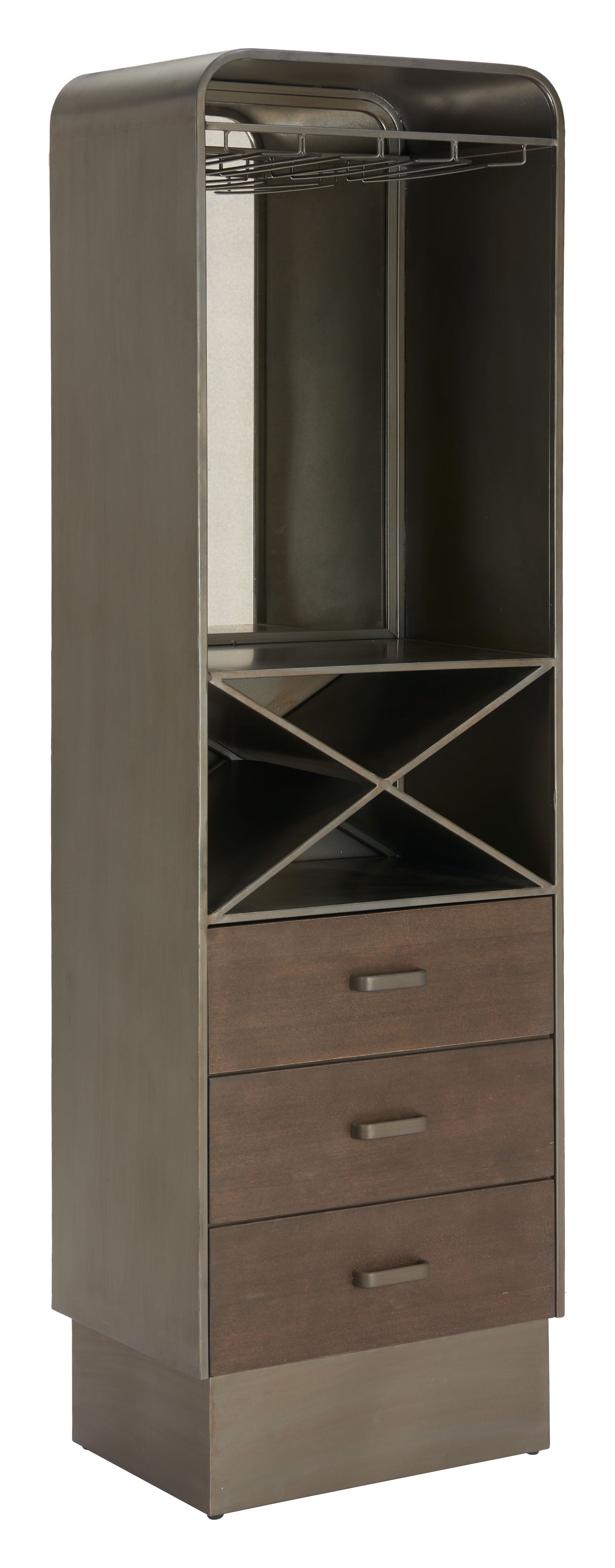 Hole Bronze Bar Cabinet - Ornate Home