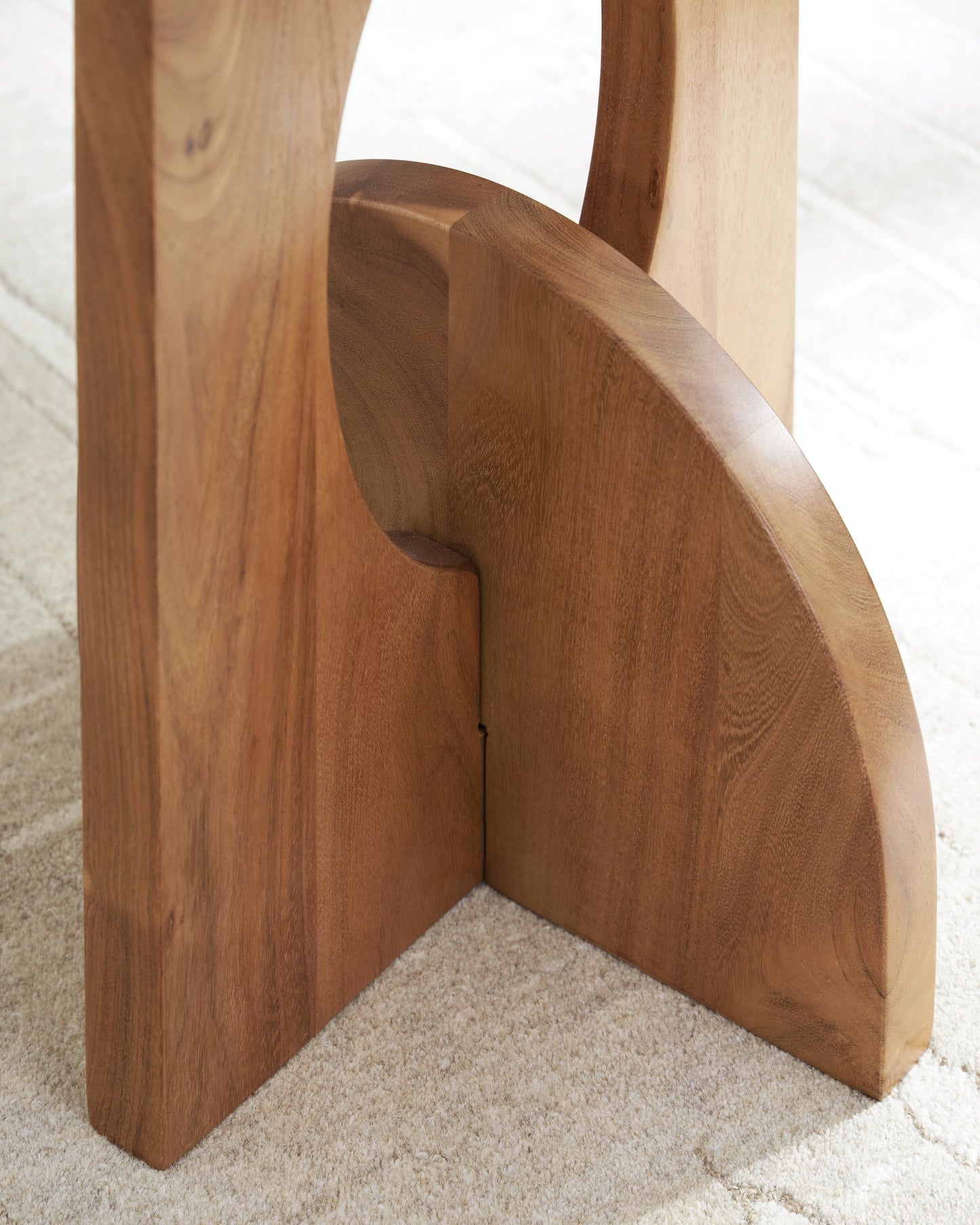 Hollbourne Brown Accent Table- Viva Furn