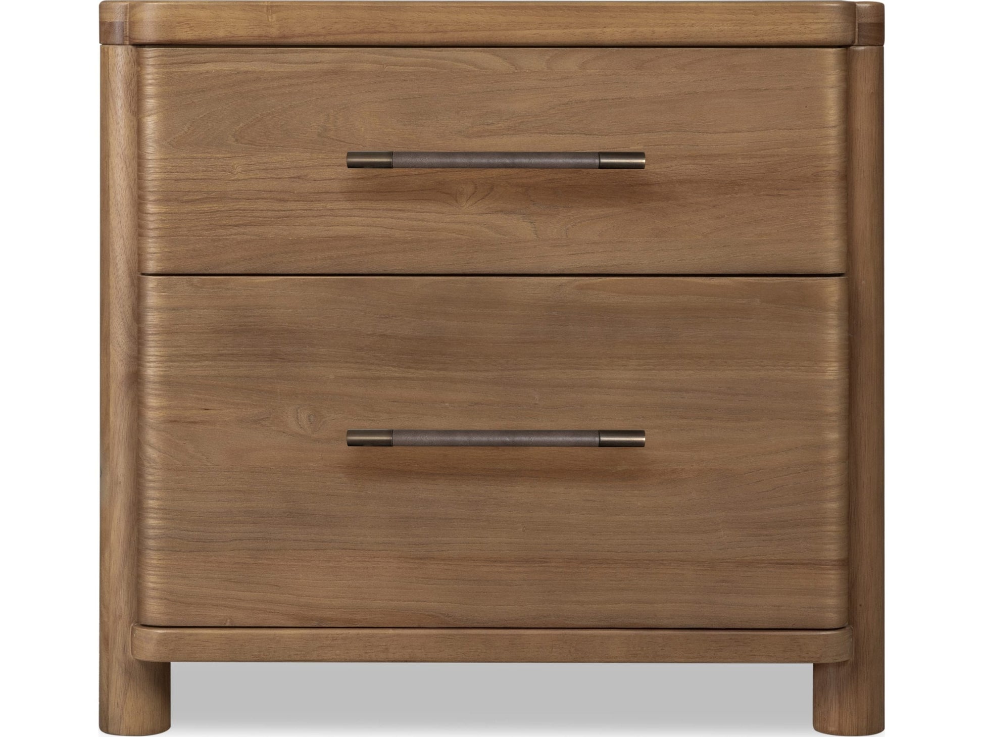 Hollis Cabin Glow Two Drawer Nightstand w/CM - Ornate Home