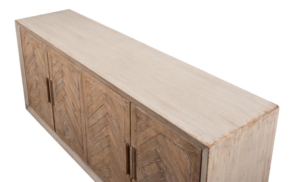 Hollis Grey 4 Door Sideboard - Ornate Home