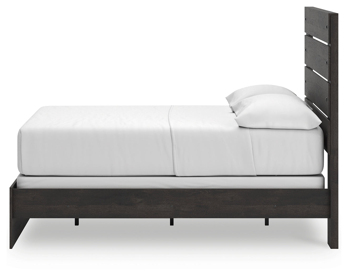 Hollivern Dark Gray Full Panel Youth Bed- Viva Furn