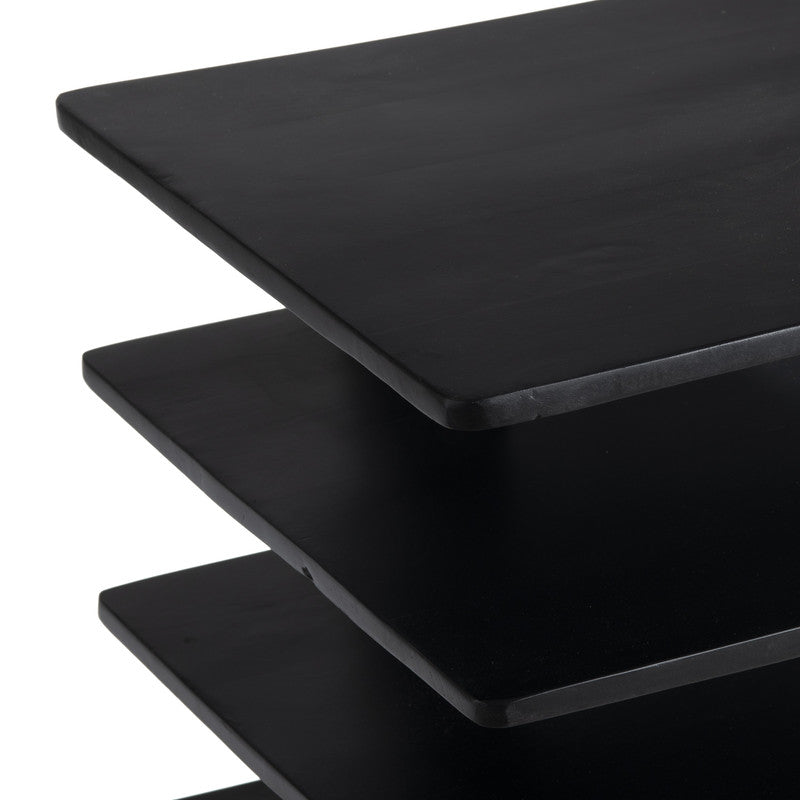 Hopper Black End Table - Ornate Home