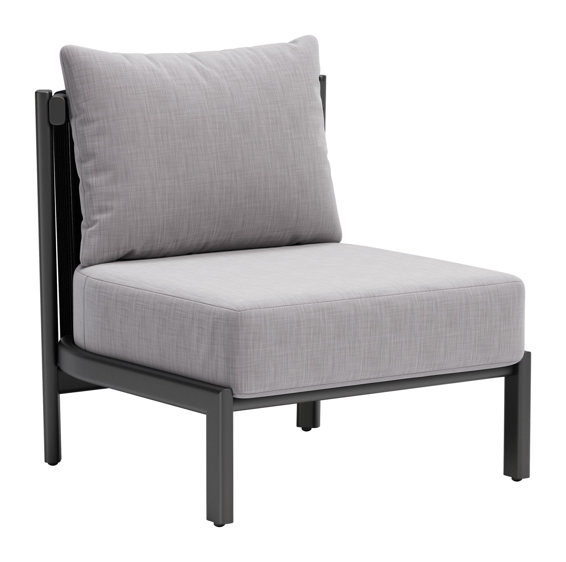 Horizon Gray Outdoor Accent Chair - Ornate Home