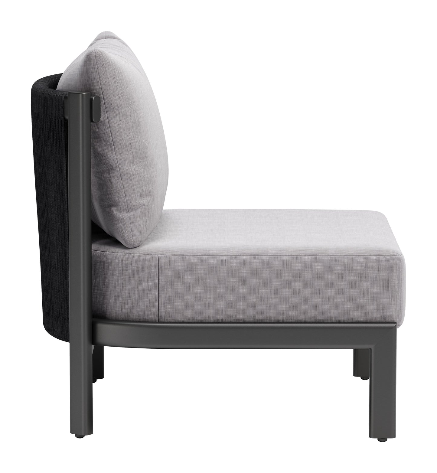 Horizon Gray Outdoor Accent Chair - Ornate Home