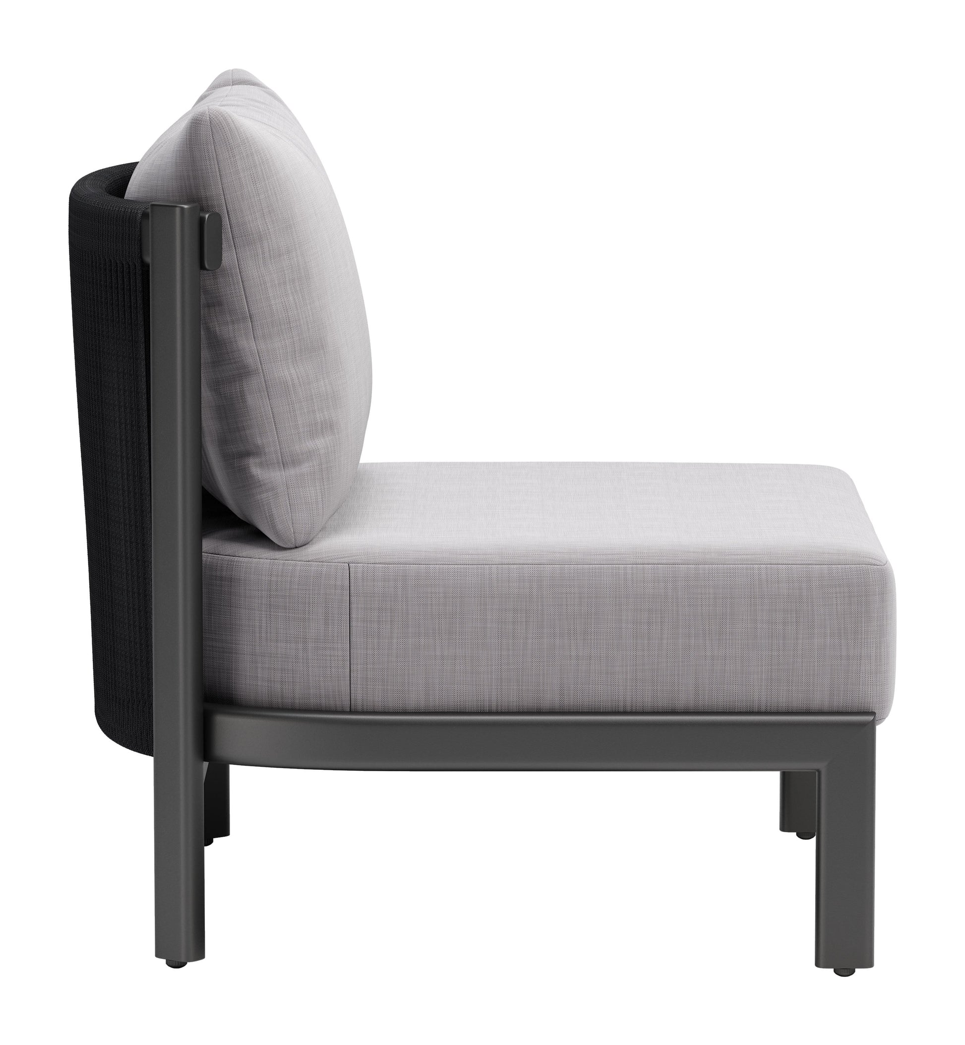 Horizon Gray Outdoor Accent Chair - Ornate Home