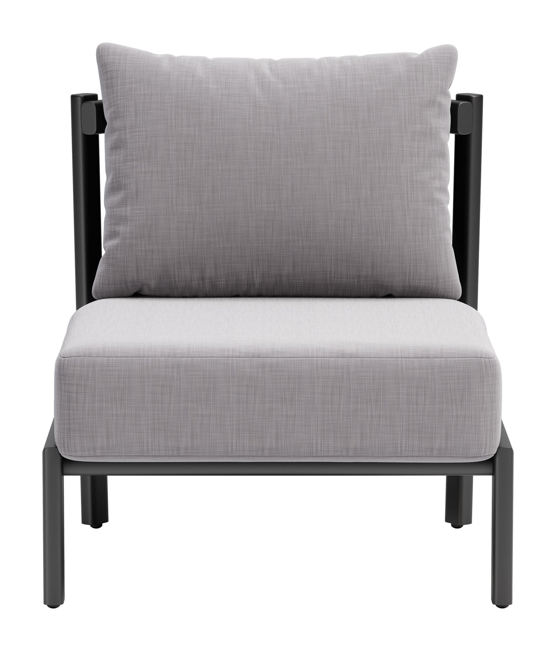 Horizon Gray Outdoor Accent Chair - Ornate Home