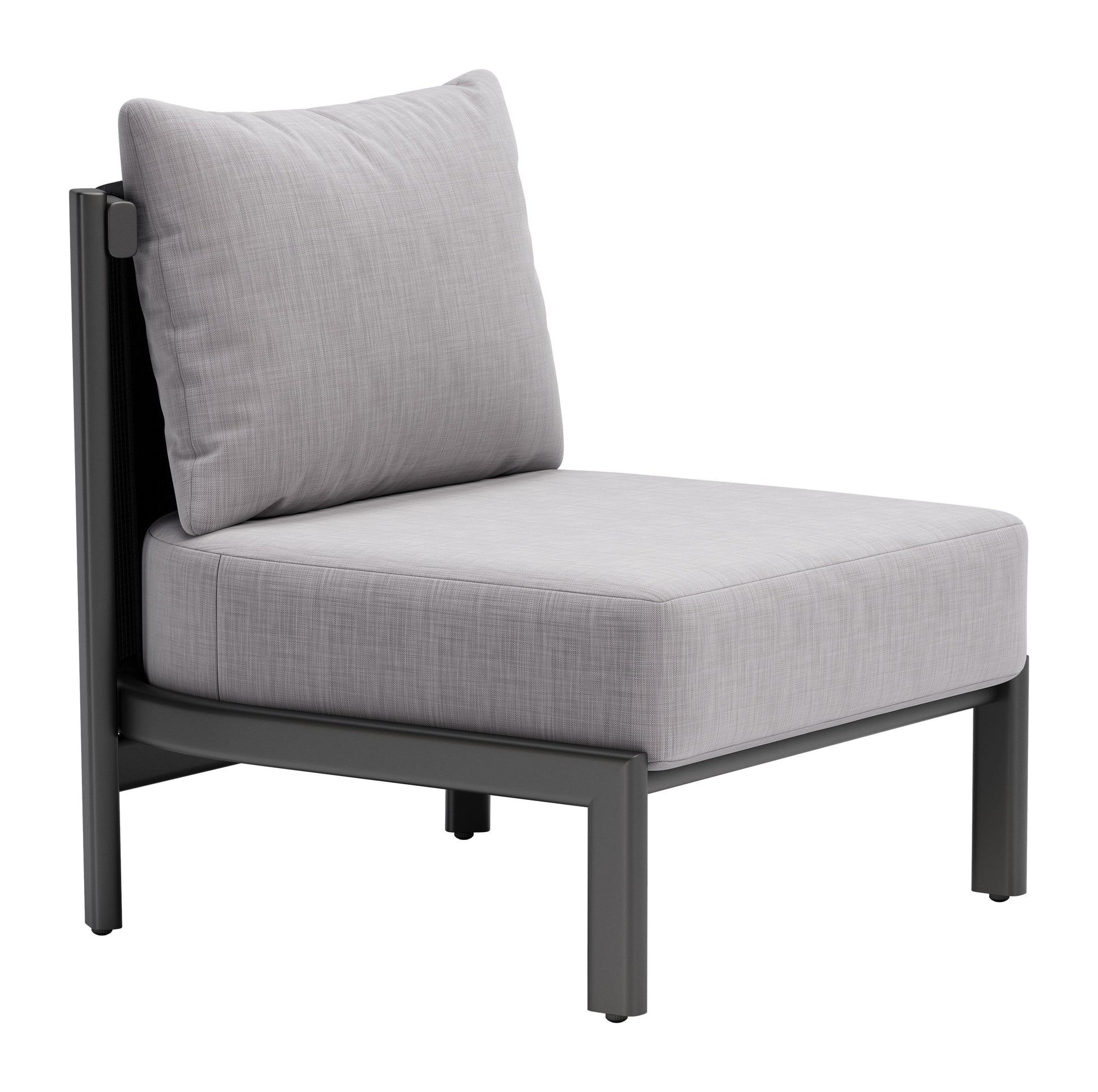 Horizon Gray Outdoor Accent Chair - Ornate Home