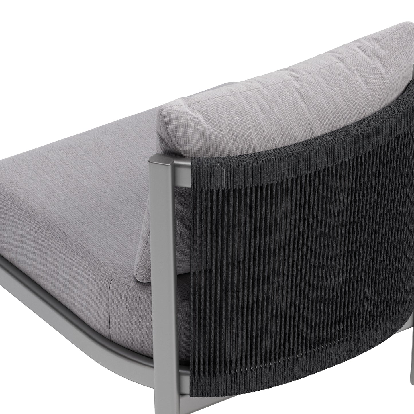 Horizon Gray Outdoor Accent Chair - Ornate Home