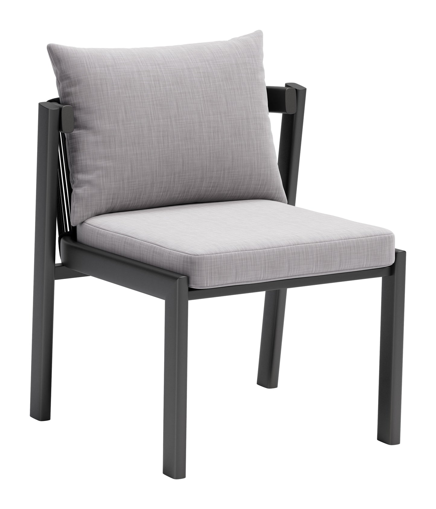 Horizon Gray Outdoor Dining Chair (Set of 2) - Ornate Home