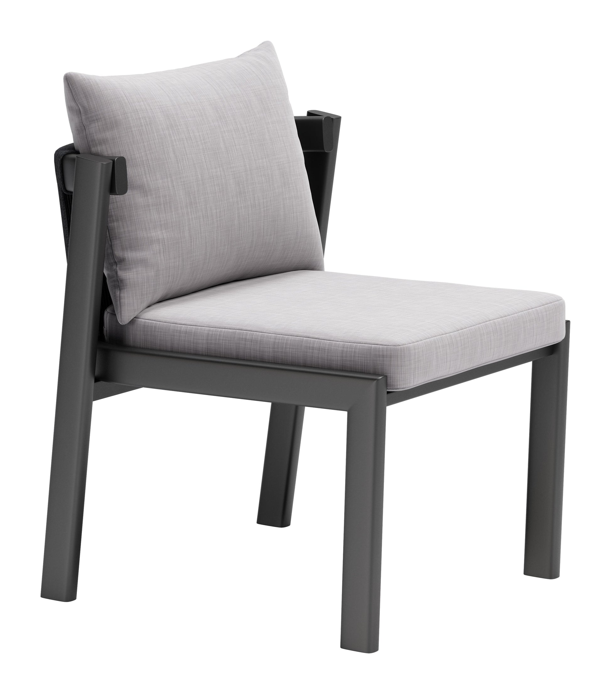 Horizon Gray Outdoor Dining Chair (Set of 2) - Ornate Home