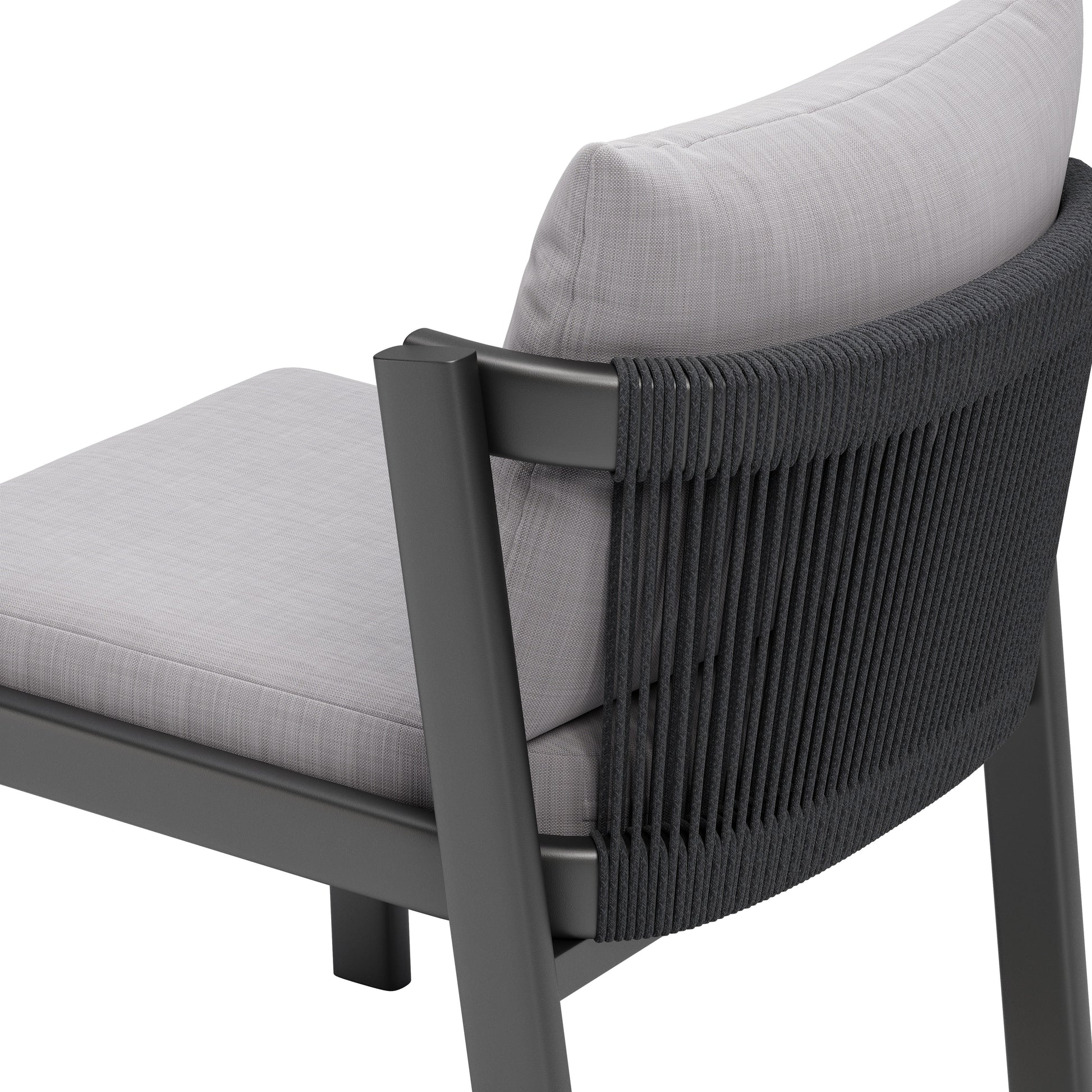 Horizon Gray Outdoor Dining Chair (Set of 2) - Ornate Home