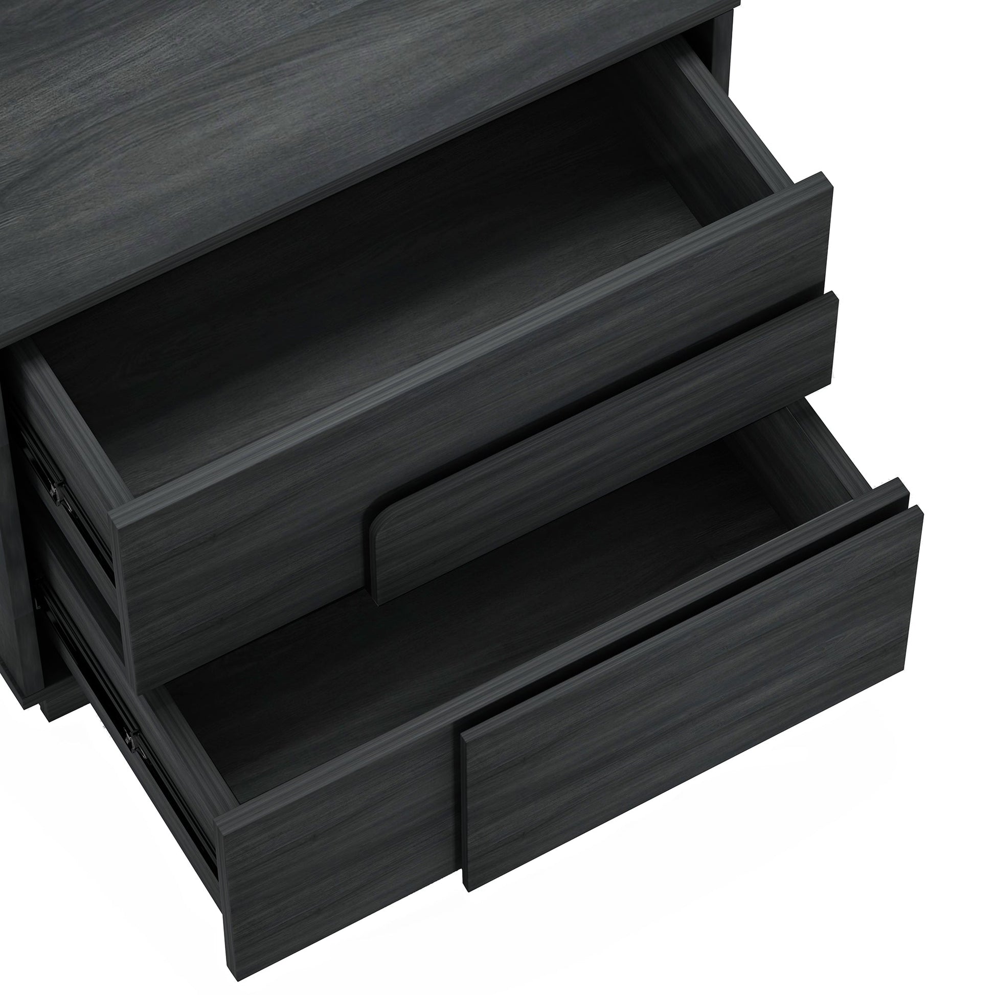 Horizon Nightstand in Charcoal Grey (set of 2) - Ornate Home