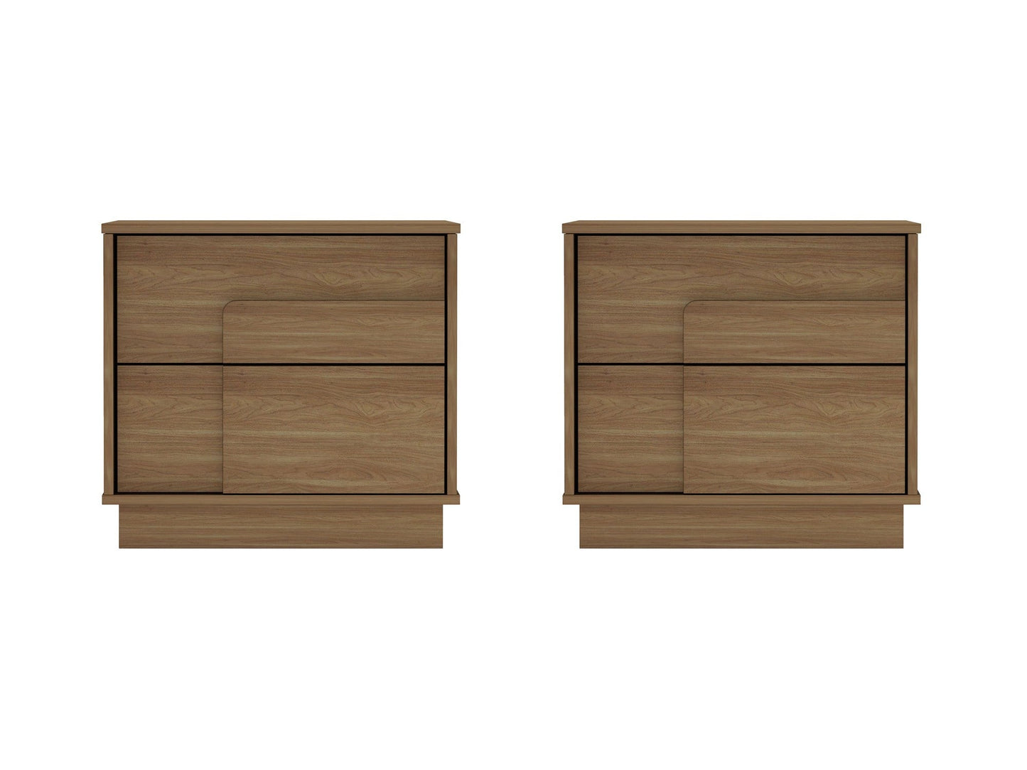 Horizon Nightstand in Maple (set of 2) - Ornate Home