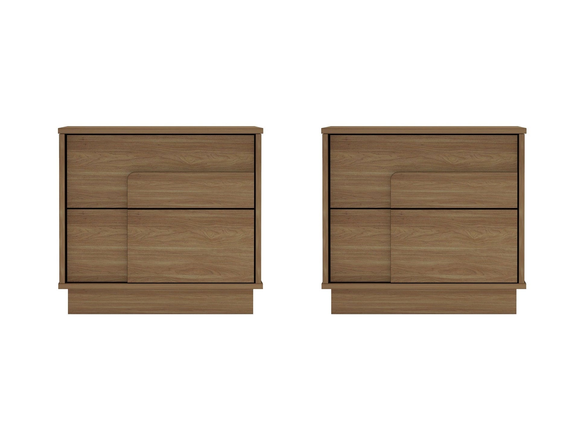 Horizon Nightstand in Maple (set of 2) - Ornate Home