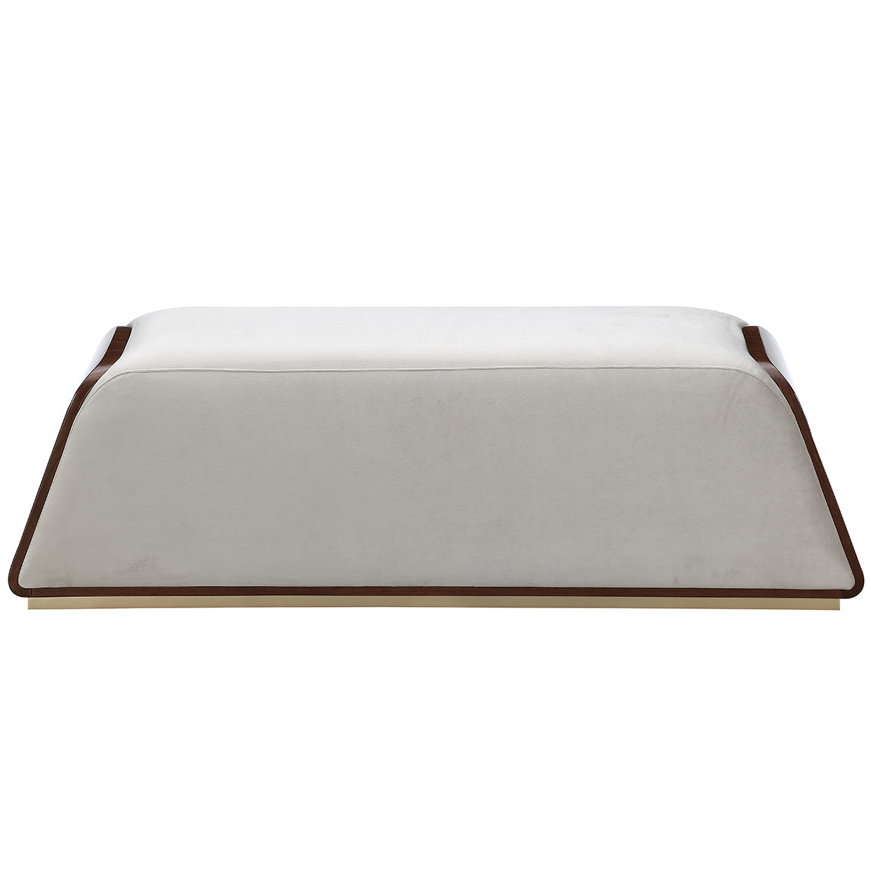 Houston Walnut/Porcini Accent Bench - Ornate Home
