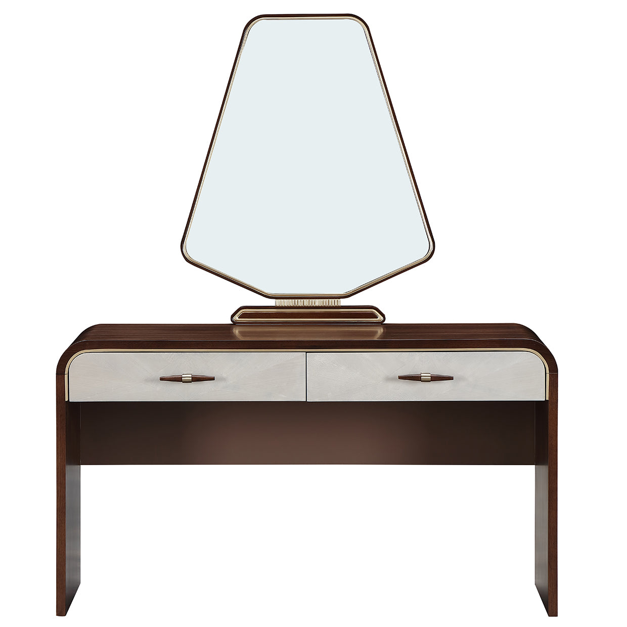 Houston Walnut Vanity Table - Ornate Home
