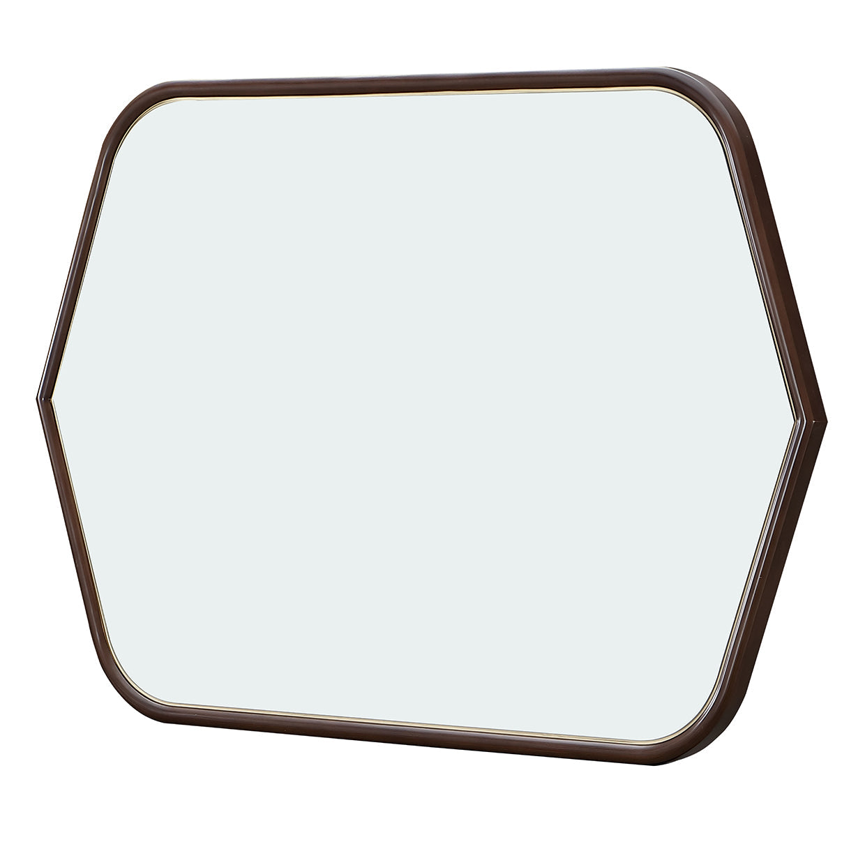 Houston Walnut Wall Mirror - Ornate Home