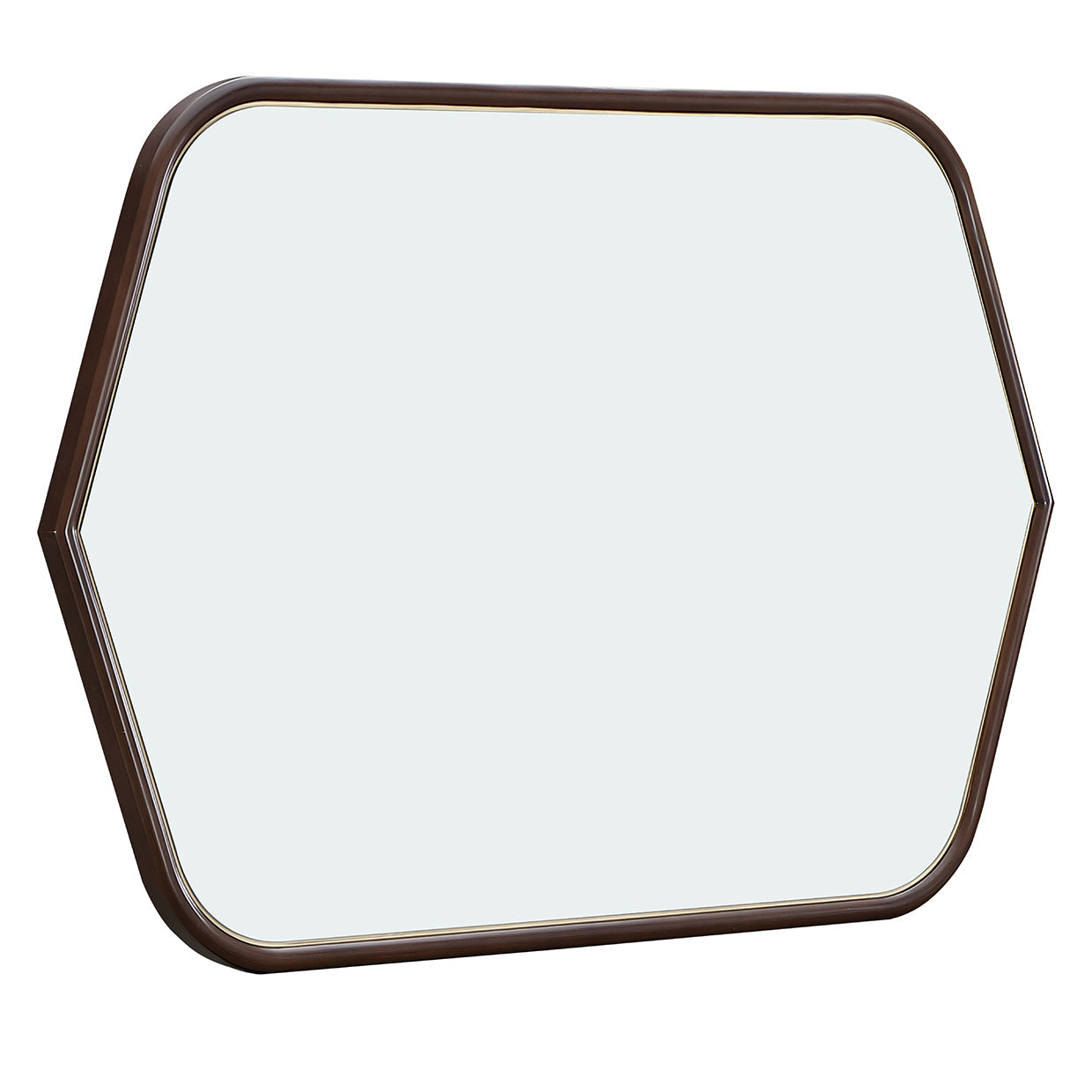 Houston Walnut Wall Mirror - Ornate Home
