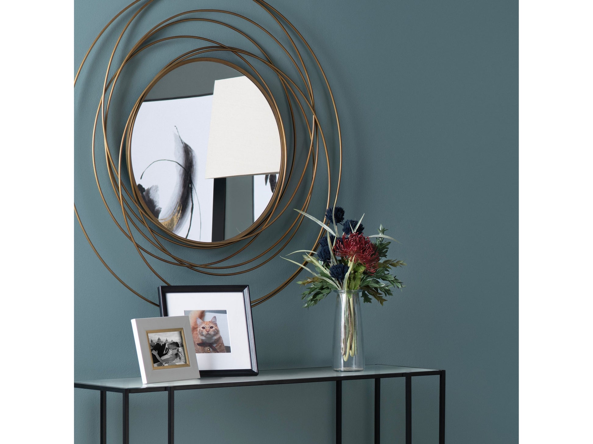 Hudson Gold Wall Mirror - Ornate Home