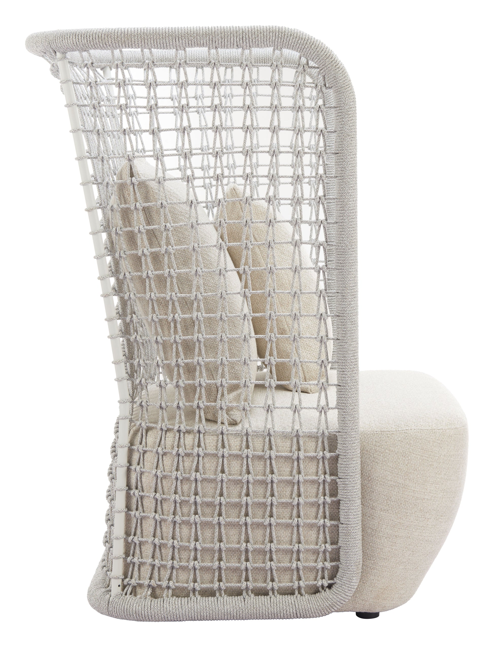 Hudu Beige Outdoor Accent Chair - Ornate Home