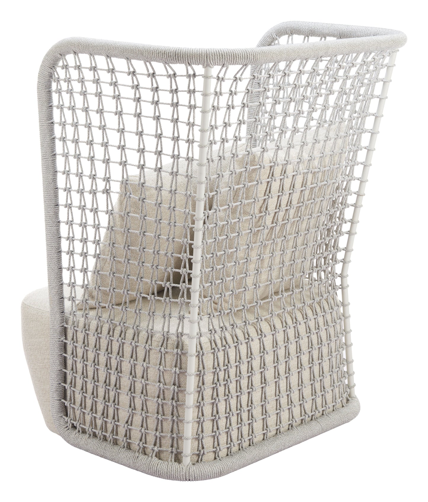 Hudu Beige Outdoor Accent Chair - Ornate Home