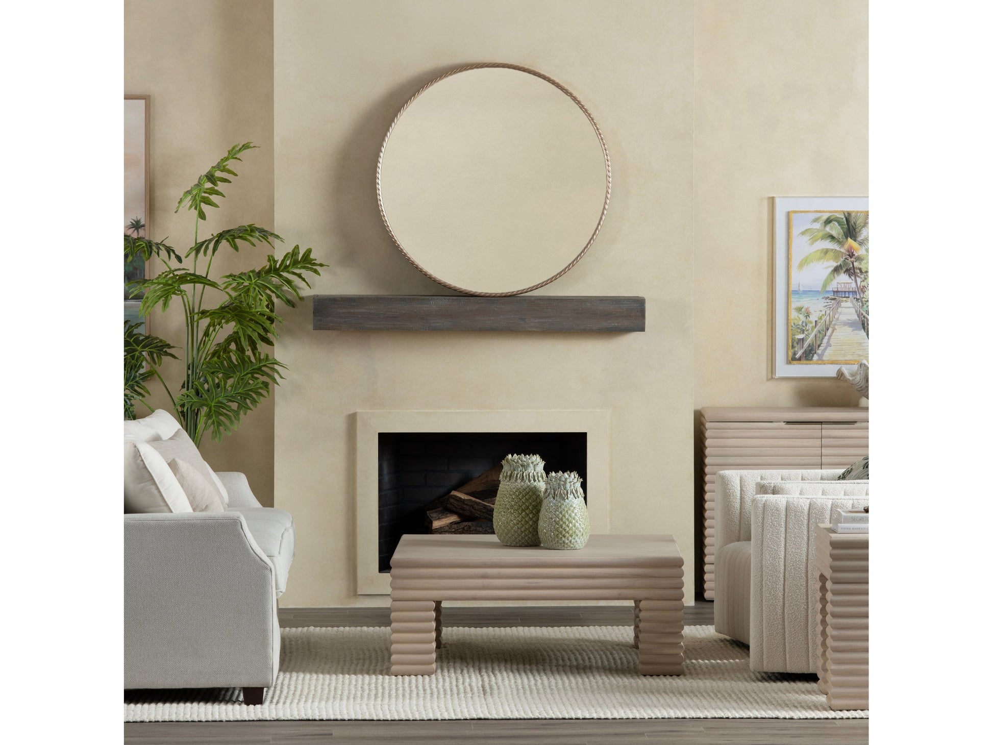 Hughes 2 Gold Wall Mirror - Ornate Home