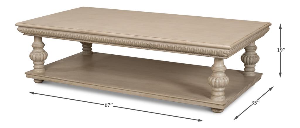 Hugo Grey Cocktail Table - Ornate Home